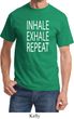Yoga Inhale Exhale Repeat Adult Shirt