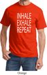 Yoga Inhale Exhale Repeat Adult Shirt