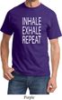 Yoga Inhale Exhale Repeat Adult Shirt
