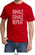Yoga Inhale Exhale Repeat Adult Shirt
