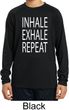 Yoga Inhale Exhale Repeat Kids Dry Wicking Long Sleeve Shirt