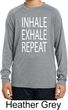 Yoga Inhale Exhale Repeat Kids Dry Wicking Long Sleeve Shirt