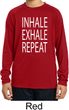Yoga Inhale Exhale Repeat Kids Dry Wicking Long Sleeve Shirt