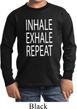 Yoga Inhale Exhale Repeat Kids Long Sleeve Shirt