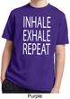 Yoga Inhale Exhale Repeat Kids Moisture Wicking Shirt