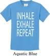 Yoga Inhale Exhale Repeat Kids Shirt
