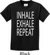 Yoga Inhale Exhale Repeat Kids Shirt