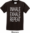 Yoga Inhale Exhale Repeat Kids Shirt