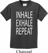 Yoga Inhale Exhale Repeat Kids Shirt