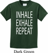 Yoga Inhale Exhale Repeat Kids Shirt
