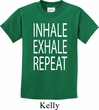 Yoga Inhale Exhale Repeat Kids Shirt