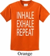 Yoga Inhale Exhale Repeat Kids Shirt