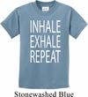 Yoga Inhale Exhale Repeat Kids Shirt