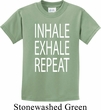 Yoga Inhale Exhale Repeat Kids Shirt