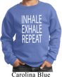 Yoga Inhale Exhale Repeat Kids Sweatshirt