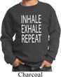 Yoga Inhale Exhale Repeat Kids Sweatshirt