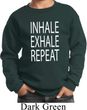 Yoga Inhale Exhale Repeat Kids Sweatshirt
