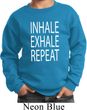 Yoga Inhale Exhale Repeat Kids Sweatshirt
