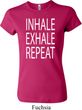 Yoga Inhale Exhale Repeat Ladies Crewneck Shirt