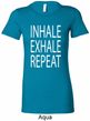 Yoga Inhale Exhale Repeat Ladies Longer Length Shirt