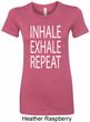 Yoga Inhale Exhale Repeat Ladies Longer Length Shirt
