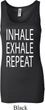 Yoga Inhale Exhale Repeat Ladies Longer Length Tank Top