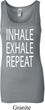 Yoga Inhale Exhale Repeat Ladies Longer Length Tank Top