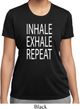 Yoga Inhale Exhale Repeat Ladies Moisture Wicking Shirt