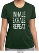 Yoga Inhale Exhale Repeat Ladies Moisture Wicking Shirt