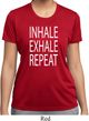 Yoga Inhale Exhale Repeat Ladies Moisture Wicking Shirt