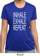 Yoga Inhale Exhale Repeat Ladies Moisture Wicking Shirt