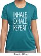 Yoga Inhale Exhale Repeat Ladies Moisture Wicking Shirt