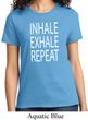 Yoga Inhale Exhale Repeat Ladies Shirt
