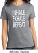 Yoga Inhale Exhale Repeat Ladies Shirt