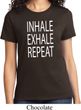 Yoga Inhale Exhale Repeat Ladies Shirt