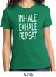 Yoga Inhale Exhale Repeat Ladies Shirt