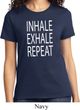 Yoga Inhale Exhale Repeat Ladies Shirt