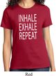 Yoga Inhale Exhale Repeat Ladies Shirt