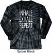 Yoga Inhale Exhale Repeat Long Sleeve Tie Dye Shirt