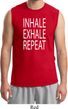 Yoga Inhale Exhale Repeat Mens Muscle Shirt