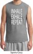 Yoga Inhale Exhale Repeat Mens Muscle Shirt