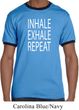 Yoga Inhale Exhale Repeat Mens Ringer Shirt