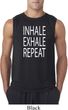Yoga Inhale Exhale Repeat Mens Sleeveless Shirt