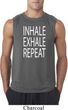Yoga Inhale Exhale Repeat Mens Sleeveless Shirt