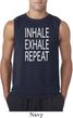 Yoga Inhale Exhale Repeat Mens Sleeveless Shirt