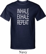 Yoga Inhale Exhale Repeat Mens Tall Shirt
