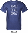 Yoga Inhale Exhale Repeat Mens Tall Shirt