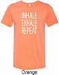 Yoga Inhale Exhale Repeat Mens Tri Blend Crewneck Shirt
