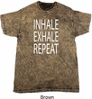 Yoga Inhale Exhale Repeat Mineral Tie Dye Shirt