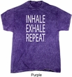 Yoga Inhale Exhale Repeat Mineral Tie Dye Shirt